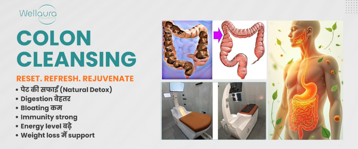 Colon Hydrotherapy क्या है? Wellaura Wellness Udaipur