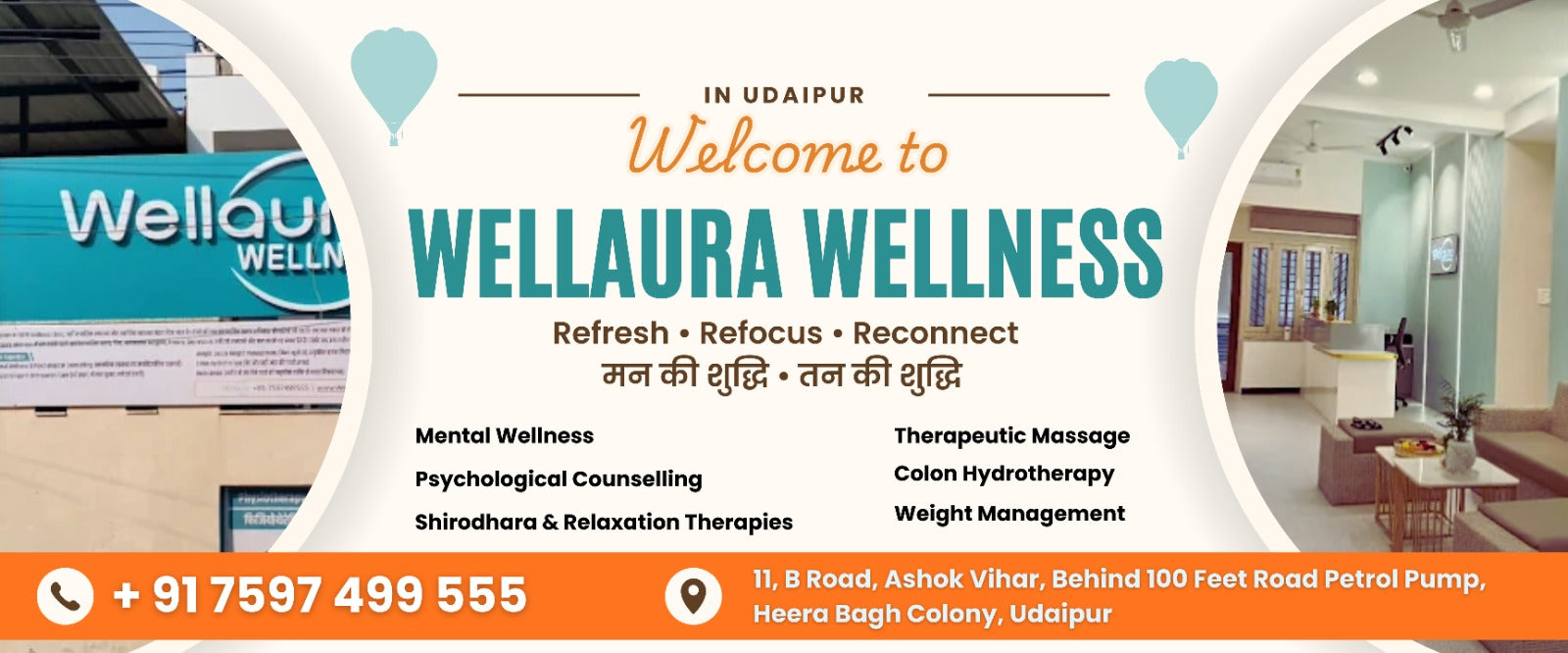 Wellaura Wellness Centre Udaipur - Holistic Healing for Mind, Body and Gut